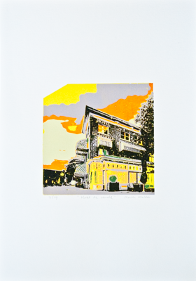 Marten Mulder - Serie Wageningen - Hotel de Wereld